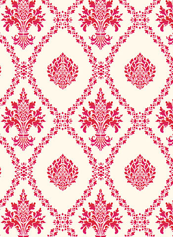 Damask Latticework Stencil