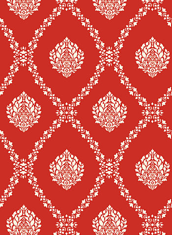 Damask Latticework Stencil