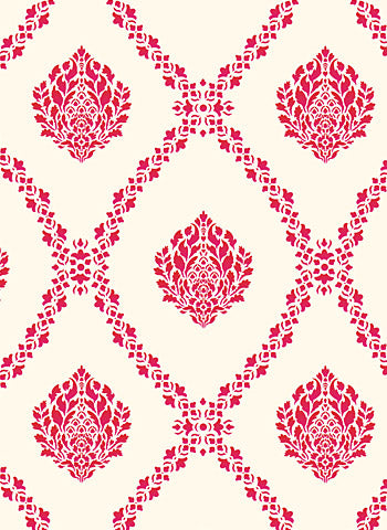 Damask Latticework Stencil