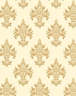 Damask Fleur de Lys Stencil