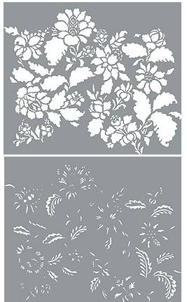 Damask Repeat Stencil