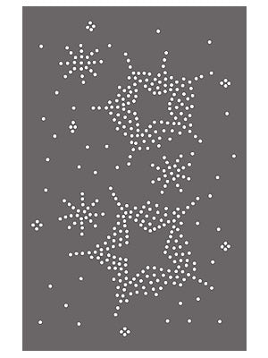 Dotty Stars Stencil