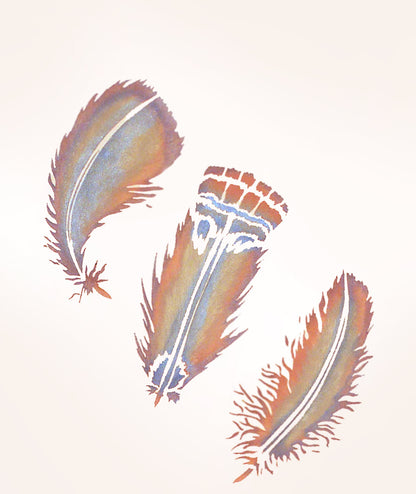 Feathers Theme Pack Stencil