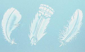 Feathers Theme Pack Stencil