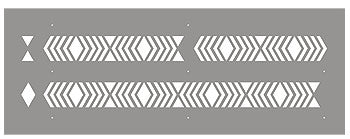 Navajo Chevron Stencil