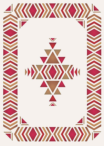 Large Navajo Firecreek Theme Pack Stencil