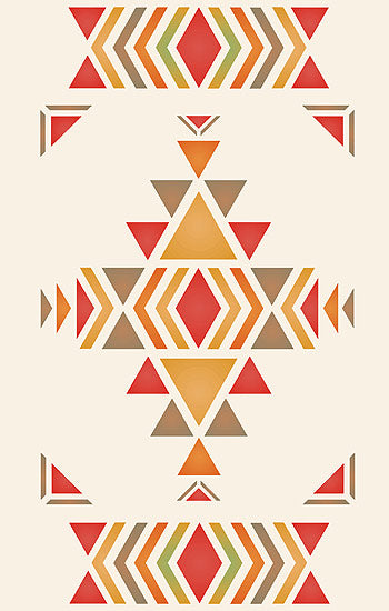 Large Navajo Firecreek Theme Pack Stencil