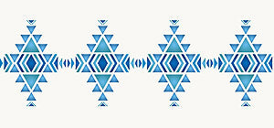 Small Navajo Firecreek Stencil