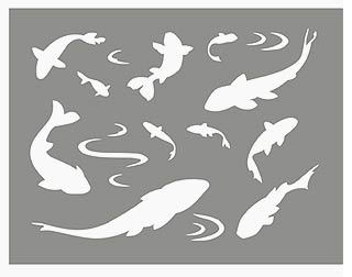 Little Fish Theme Pack Stencil