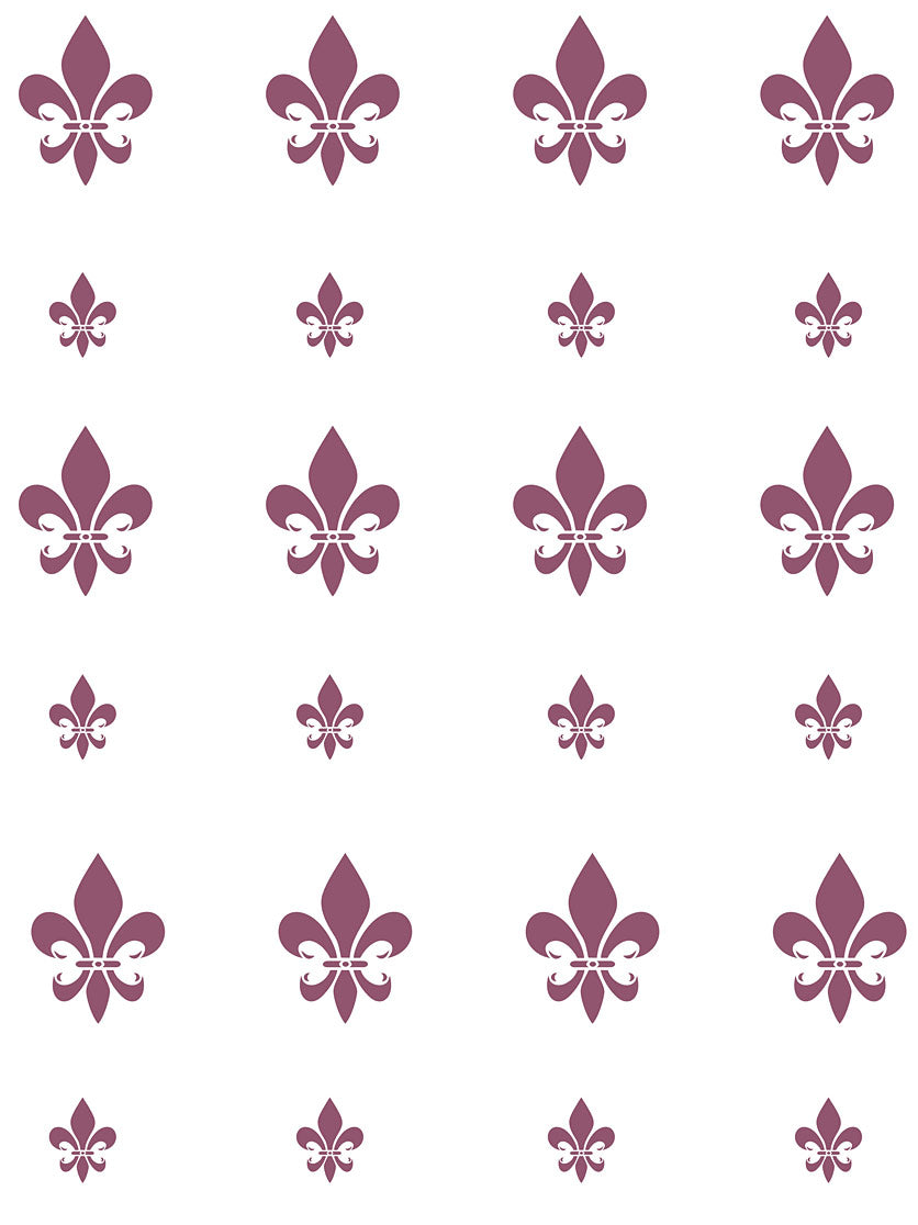 Simple Fleur de Lys Stencil