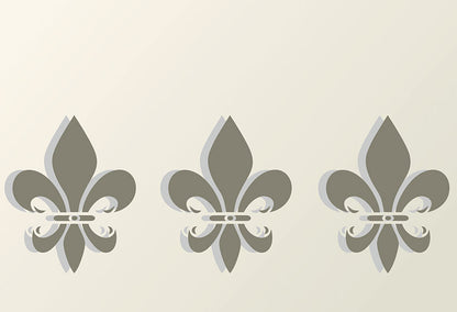 Simple Fleur de Lys Stencil