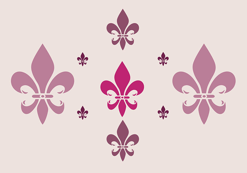 Simple Fleur de Lys Stencil