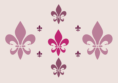 Simple Fleur de Lys Stencil