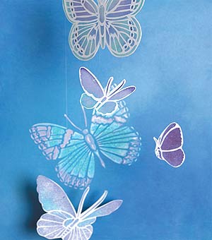 Garden Butterflies Stencil