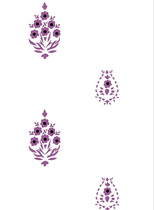 Gujarat Indian Repeat Stencil