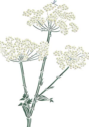 Giant Hogweed Stencil