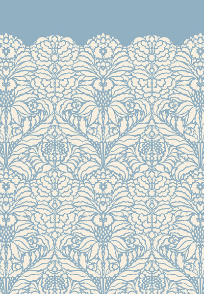 Indian Floral Damask Stencil