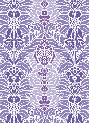 Indian Floral Damask Stencil