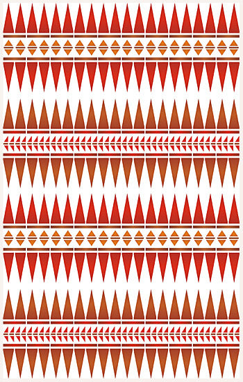 Navajo Intarsia Stencil