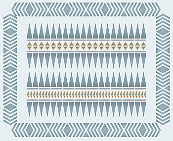 Navajo Intarsia Stencil