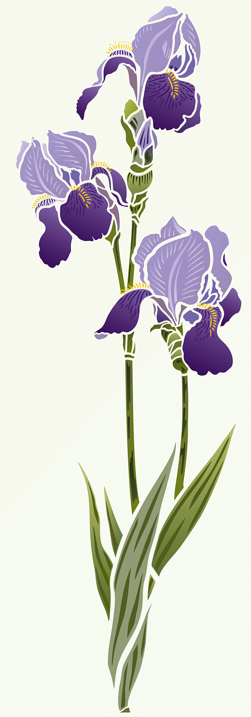 Iris Stencil 1