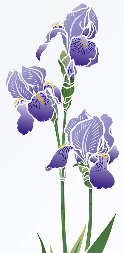 Iris Stencil 1