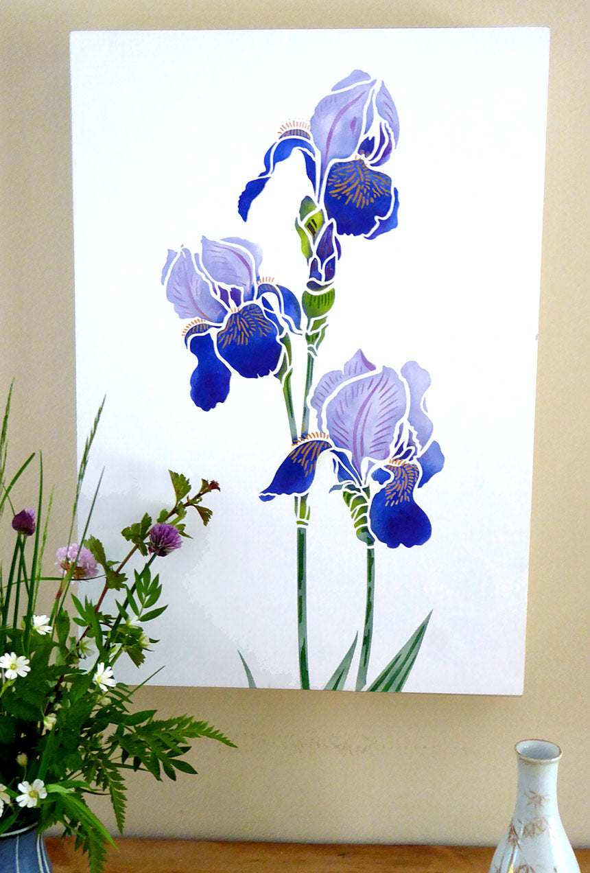 Iris Stencil 1