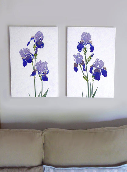 Iris Stencils 1 and 2