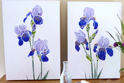 Iris Stencils 1 and 2