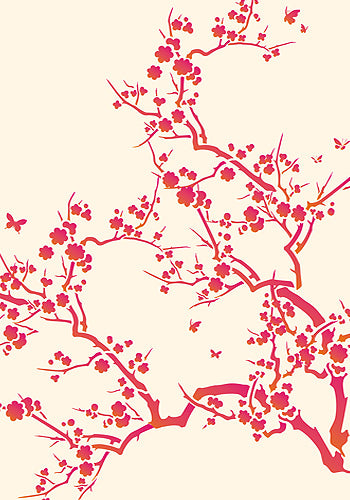 Japanese Blossom Stencil