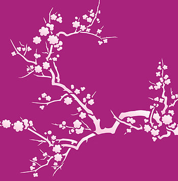 Japanese Blossom Stencil