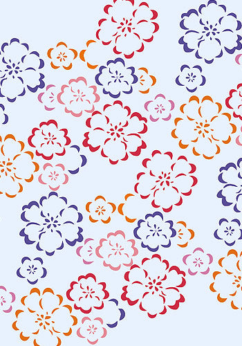 Japanese Flowers Theme Pack Stencil