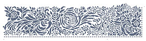 Lace Border and Corner Stencil