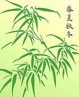 Large Chinese Bamboo Stencil