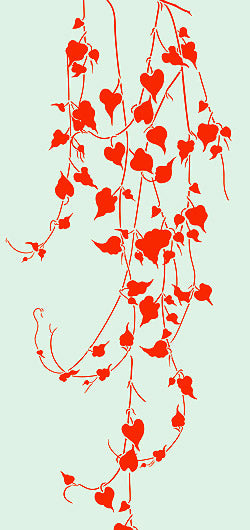 Large Garden Vine Stencil