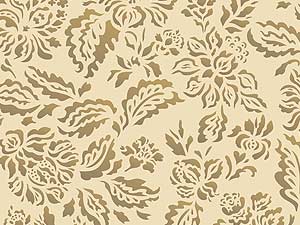 Oversize Damask Repeat Stencil