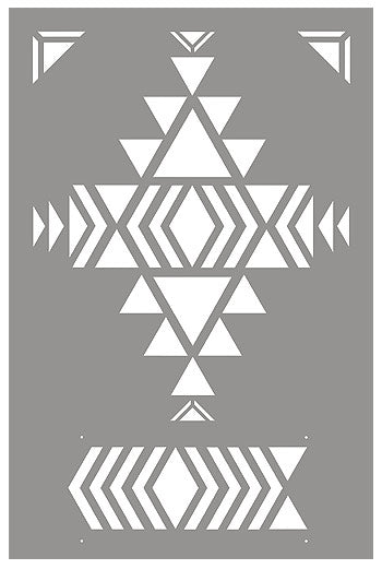 Large Navajo Firecreek Theme Pack Stencil