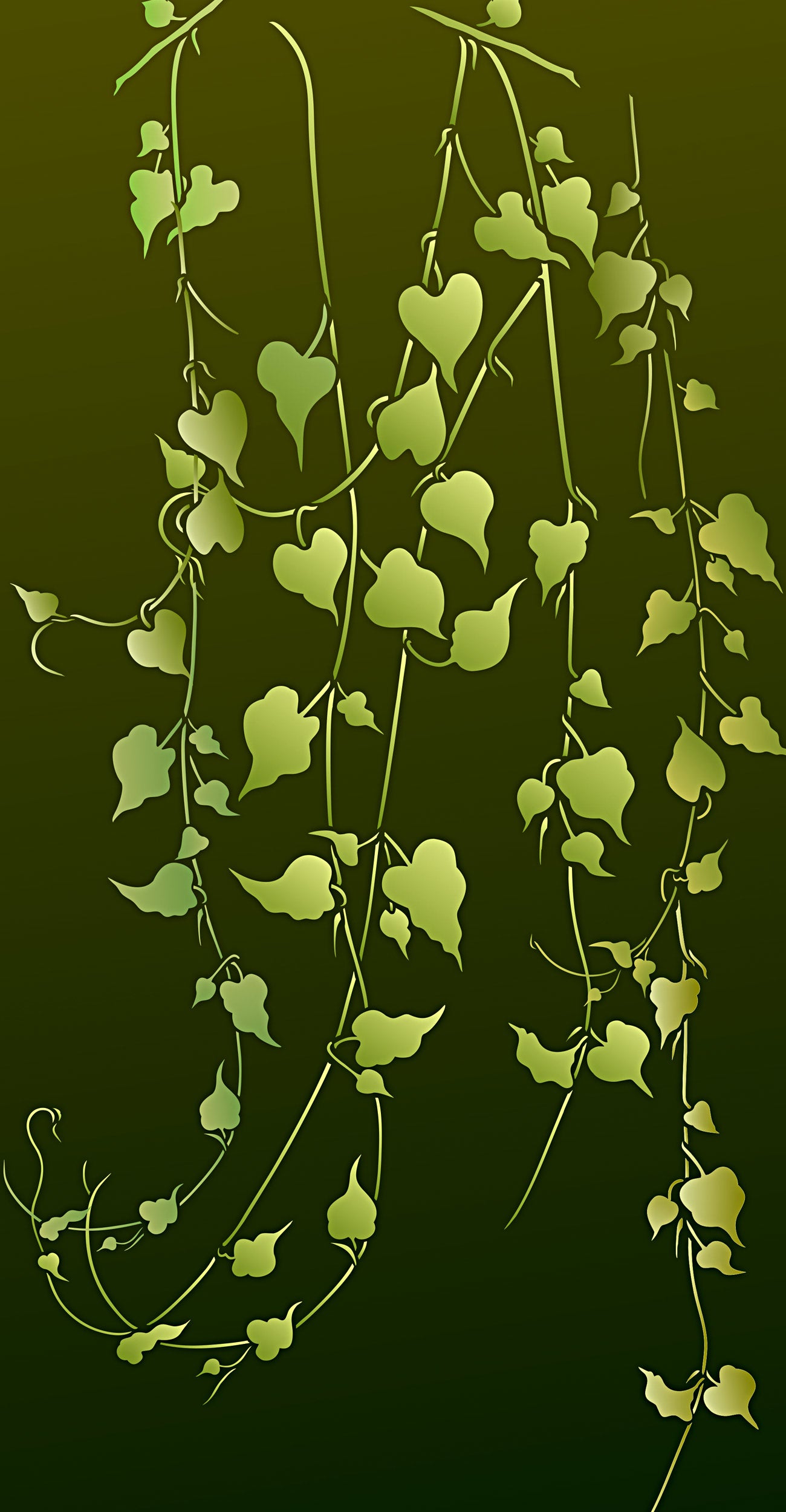 Large Garden Vine Stencil