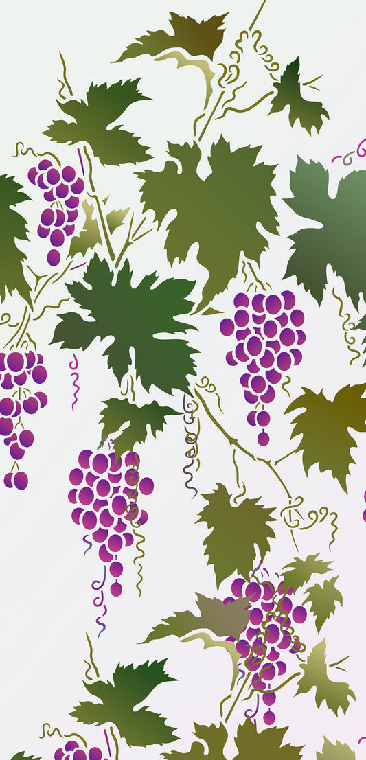 Large Grapevine Stencil