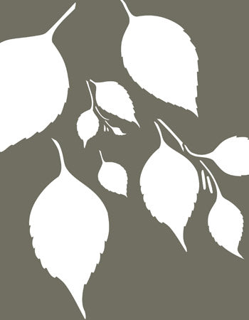 Large Leaves Theme Pack Stencil