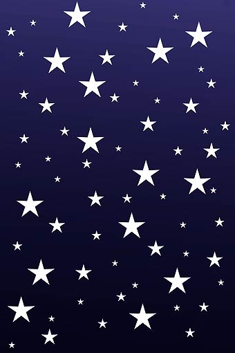 Large Starry Repeat Stencil