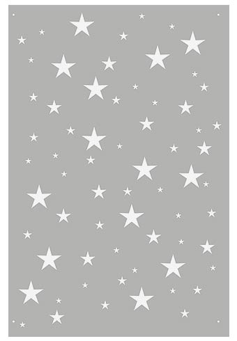 Large Starry Repeat Stencil