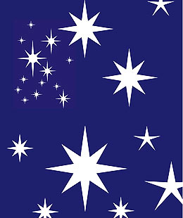 Large Stars Theme Pack Stencil