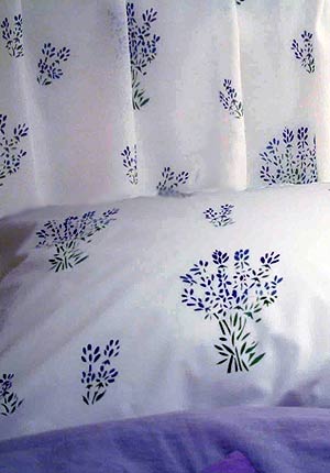 Lavender Sprigs Stencil