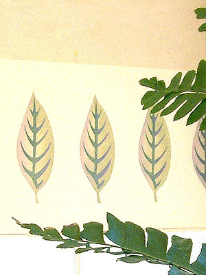 Leaf Border Stencil