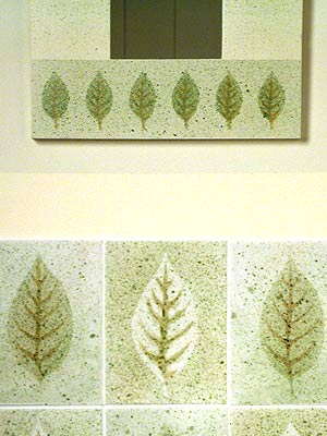 Leaf Border Stencil