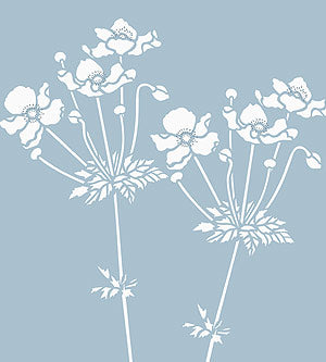 Little Japanese Anemone Stencil