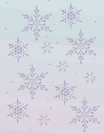 Little Snowflakes Stencil