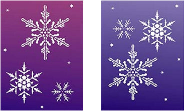 Little Snowflakes Stencil