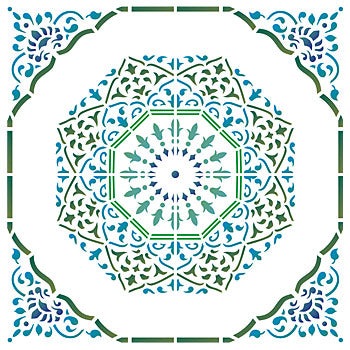 Moroccan Arabesque Stencil